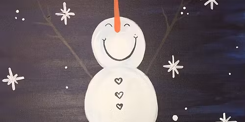 \u2744\ufe0f Snow Much to Create! - Snowman Paint & Sip Class