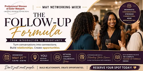 PWOCN Mixer: The Follow-Up Formula,  From Introduction to Opportunity