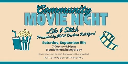 Movie Night w\/ MLA Rotchford