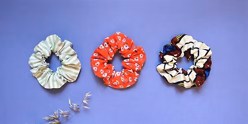 Confection de chouchous et de bourse \u00e0 cadeau