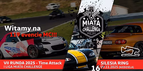 7. Runda I Ligi Miata Challenge 2025 + OPEN - Silesia Ring 16.11.2025