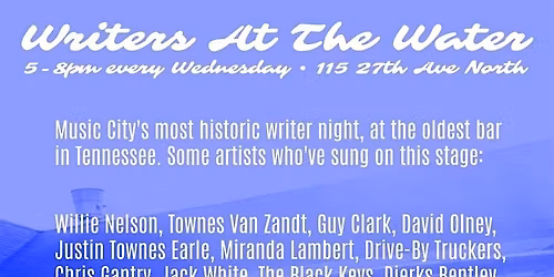 Weekly writers night in Nashville (Midtown)