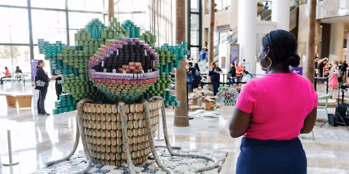 Canstruction and Friendsgiving Social