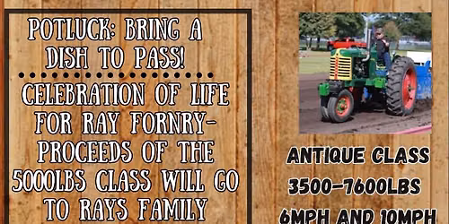 Weakend Antique Pullers August 2nd- Poplar Grove Airport
