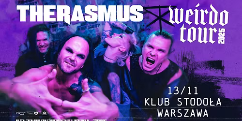 SOLD OUT: The Rasmus - WEIRDO TOUR 2025 - Official Event, 13.11.2025, Klub Stodo\u0142a, Warszawa