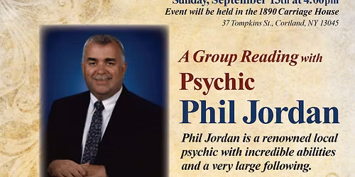 Group Psychic Reading with Phil Jordan