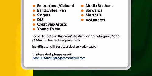 Luton Baako Festival 2026
