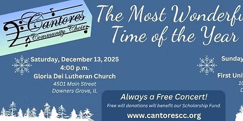 Cantores Winter 2025 Concert - DGFUMC