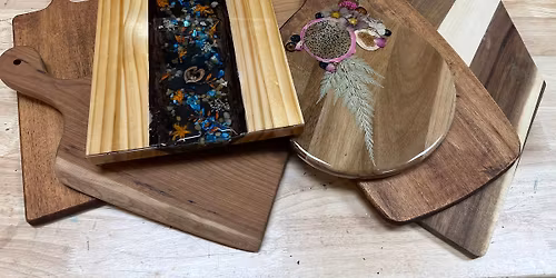 SOLD OUT-DIY Resin Wood Charcutier Boards