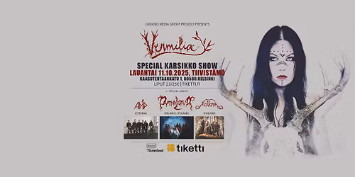 Vermilia - Special Karsikko Show + Dymna Lotva (BY/PL), Folkrim (FI), AMP (EE)