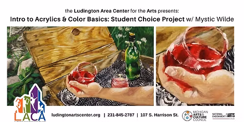 Intro to Acrylics & Color Basics: Student Choice Project w\/ Mystic Wilde