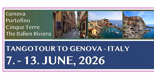 Tango Tour to Genova, Italy \u2022 June 7\u201313, 2026