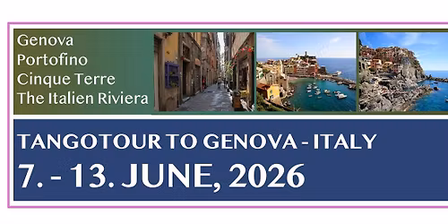 Tango Tour to Genova, Italy \u2022 June 7\u201313, 2026