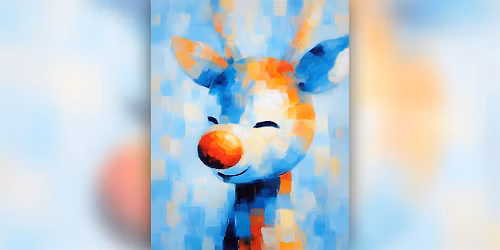 Portrait of Rudolf - Paint Along (& NA Sip)