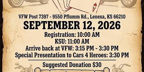 VFW 7397 Annual Poker Run