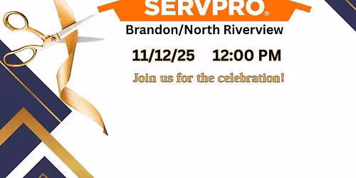Ribbon Cutting Ceremony for ServPro of Brandon\/North Riverview