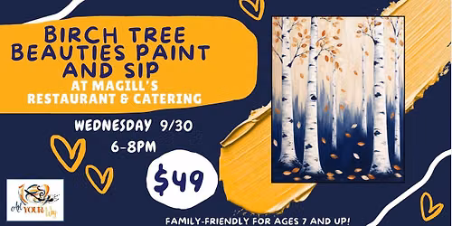 Birch Tree Beauties Paint & Sip