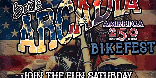 Bert\u2019s Arcadia America 250 BikeFest