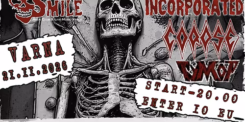 FBI\/CORPSE\/TUMOR-Live In Varna-21.11.2026 -(club Smile)