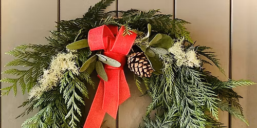 Sip & Craft - Holiday Wreaths! 