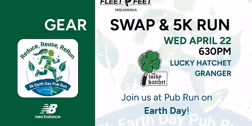 Reduce, Reuse, ReRUN Pub Run & Gear Swap