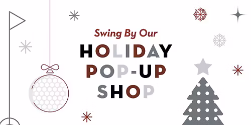Holiday Pop-Up Shop!