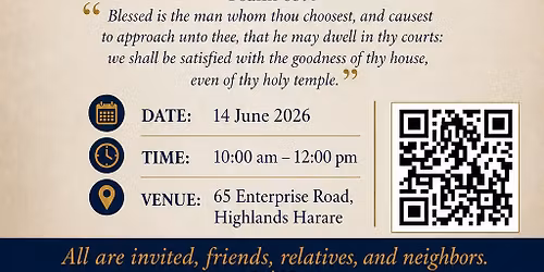 Harare Zimbabwe Stake Conference