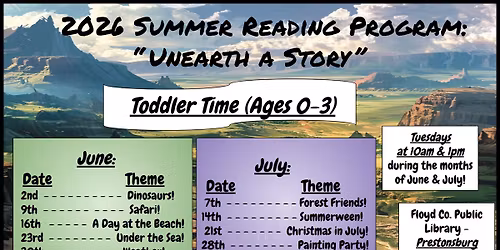 Summer Toddler Time