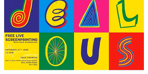 FREE LIVE SCREENPRINTING - with Dave Buonaguidi