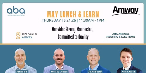 May ABA Lunch & Learn