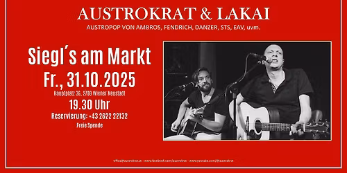AUSTROKRAT & LAKAI @ Siegl's am Markt