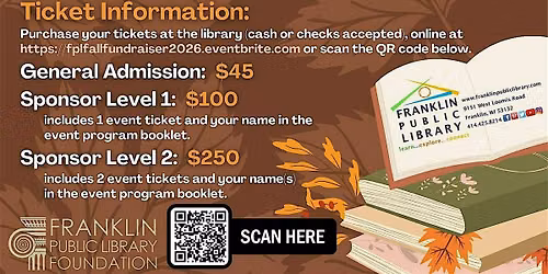 Franklin Library Fall Literary Fundraiser: An Evening with Jane Hamilton