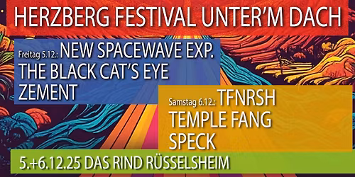 Herzberg Festival unter'm Dach