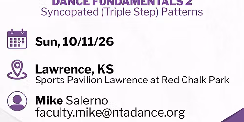 NTA Workshop DF2: Dance Fundamentals 2 (Lawrence, KS)