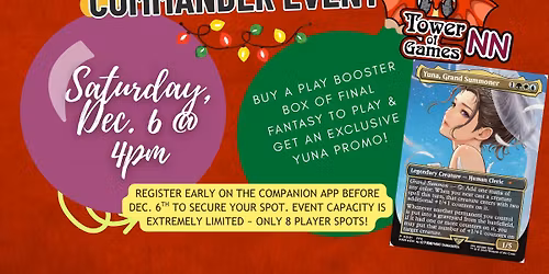 Final Fantasy Buy-a-Box Commander Holiday Event