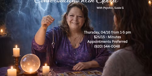 Psychic\/Mediumship Readings with Susie G of Conversations with Spirit