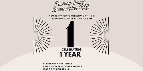 One year in business!