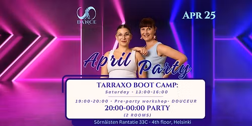 TARRAXO BOOTCAMP & APRIL PARTY, 25.04