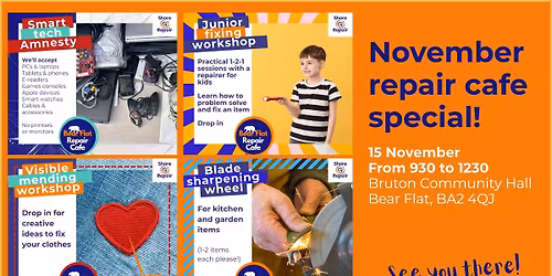 Bear Flat Repair Cafe Special!!
