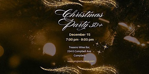 CHRISTMAS PARTY FOR 50+
