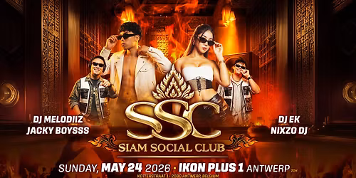 Siam Social Club - First Edition at IKON PLUS 1 Antwerp