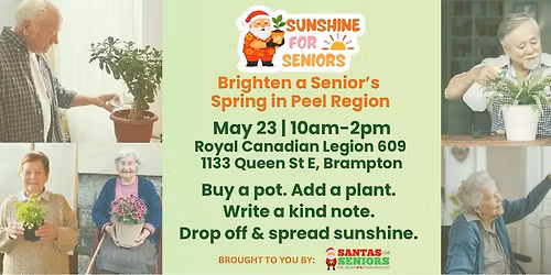Sunshine for Seniors: Spring Plant Drop-Off \ud83c\udf3c (Peel Region)