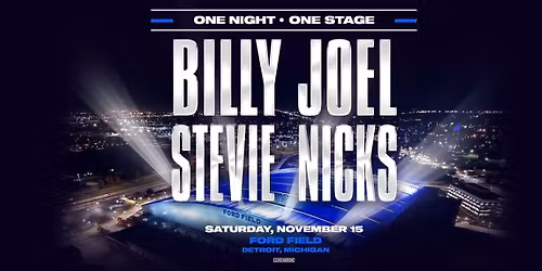 Billy Joel with Stevie Nicks (Rescheduled from 3\/29\/2025)