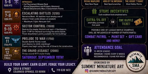 Forge of War  Warhammer 40k Escalation League