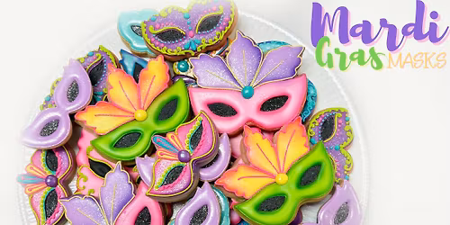 Mardi Gras Mask Cookie Class