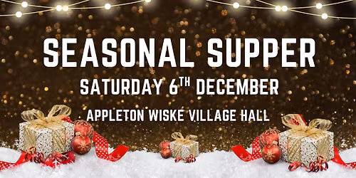 Hurworth Seasonal Supper