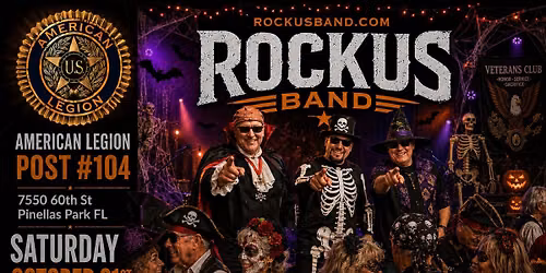 HALLOWEEN ROCK PARTY @ AMERICAN LEGION POST #104