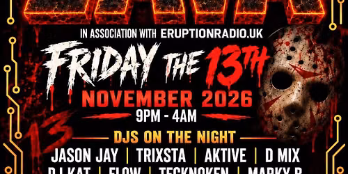LAVA in association with Eruption Radio UK