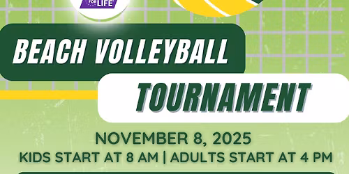 Beach Volleyball Tournament Benefiting Relay for Life