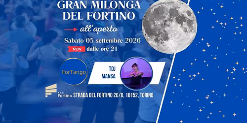 Gran Milonga Del Fortino all'aperto, Tdj Mansa